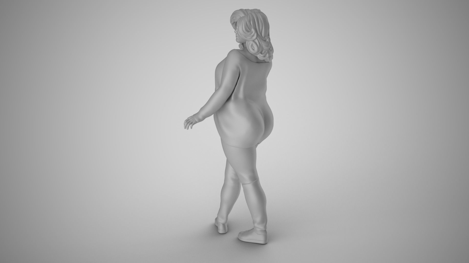 Woman in the Mirror 6 3D print model_3