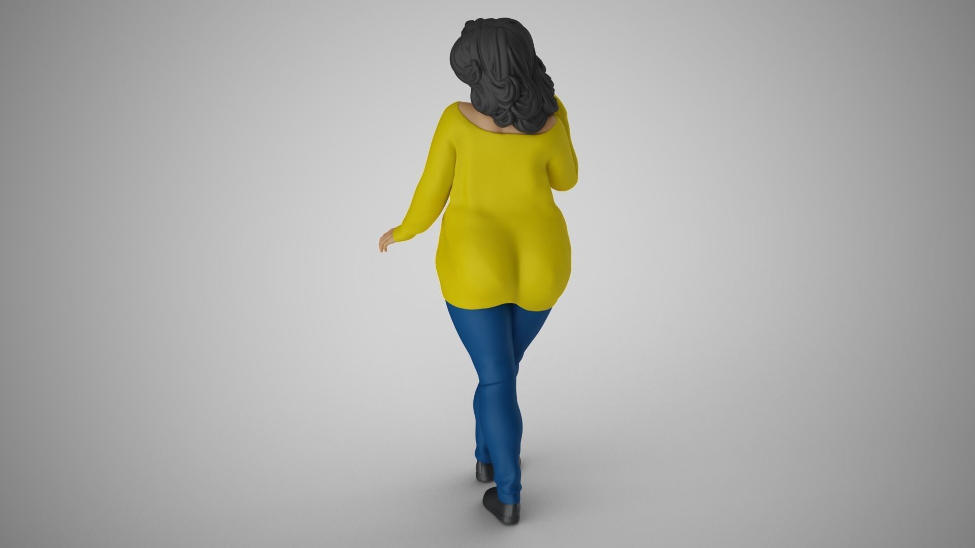 Woman in the Mirror 6 3D print model_9