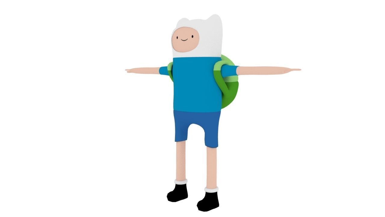 Finn the Human 3D model_2