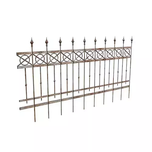 Metal Picket Fence