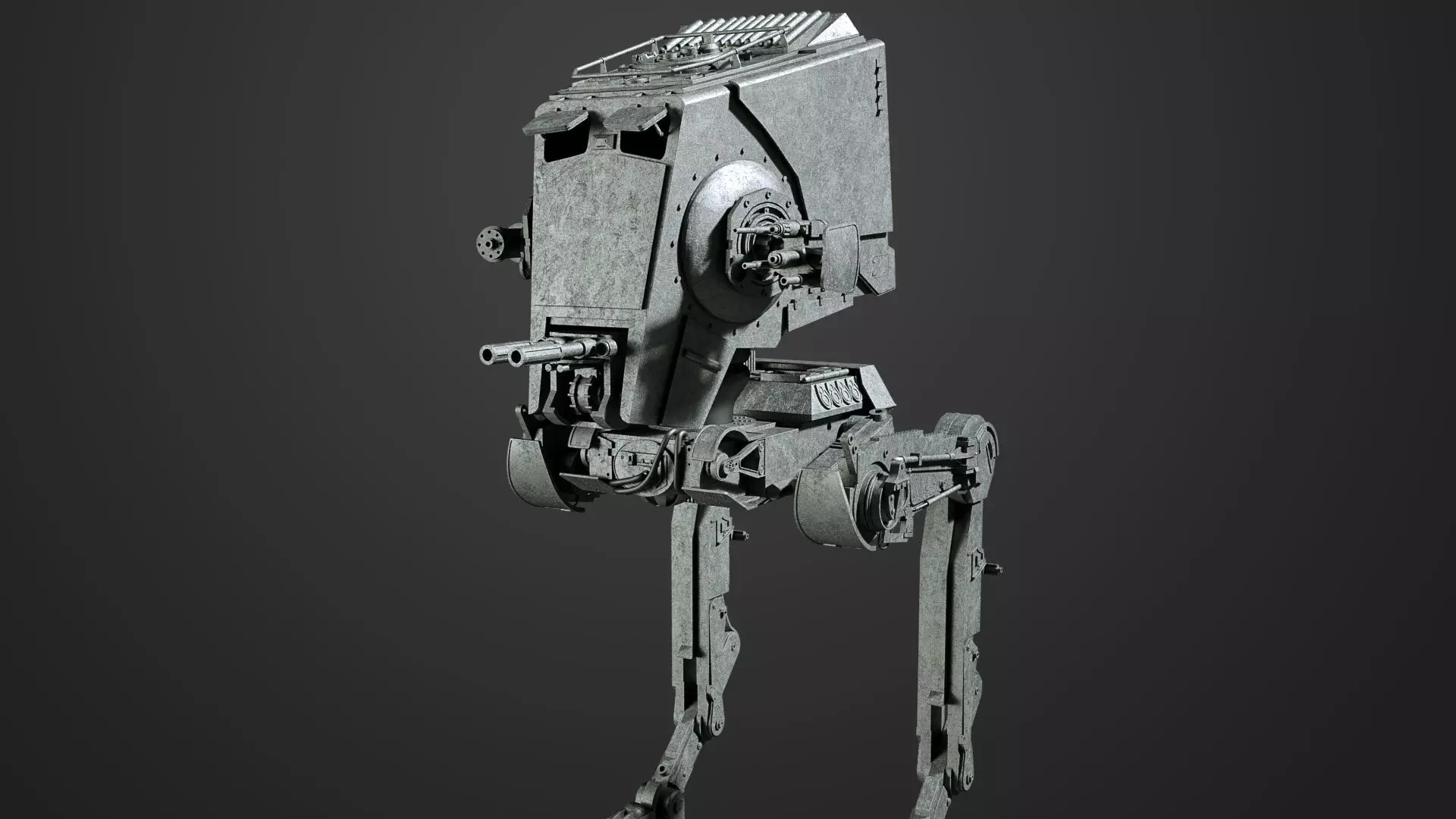 Star Wars AT-ST 3D model_0