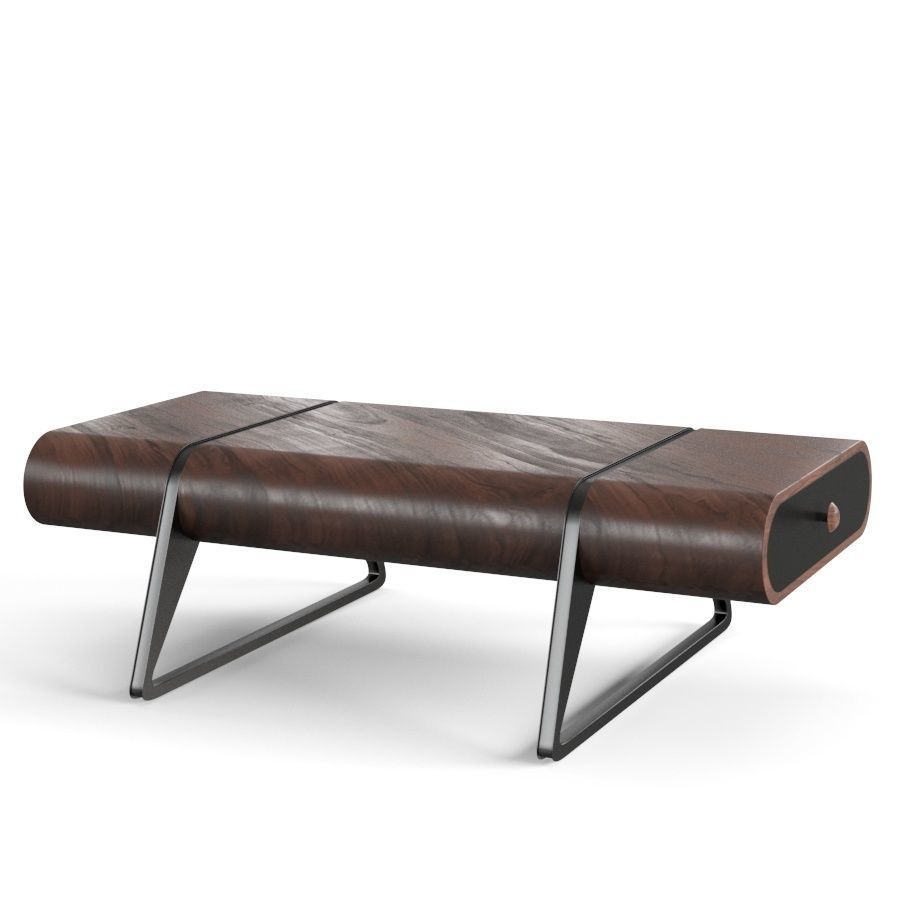retro table 3D model_1