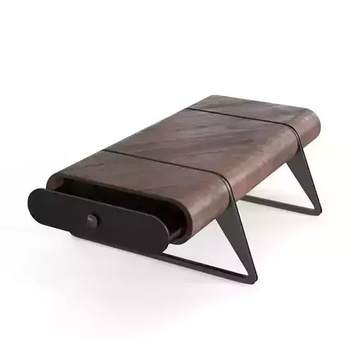 retro table 3D model