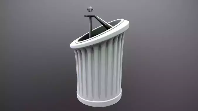Futuristic Podium Low-poly 3D model
