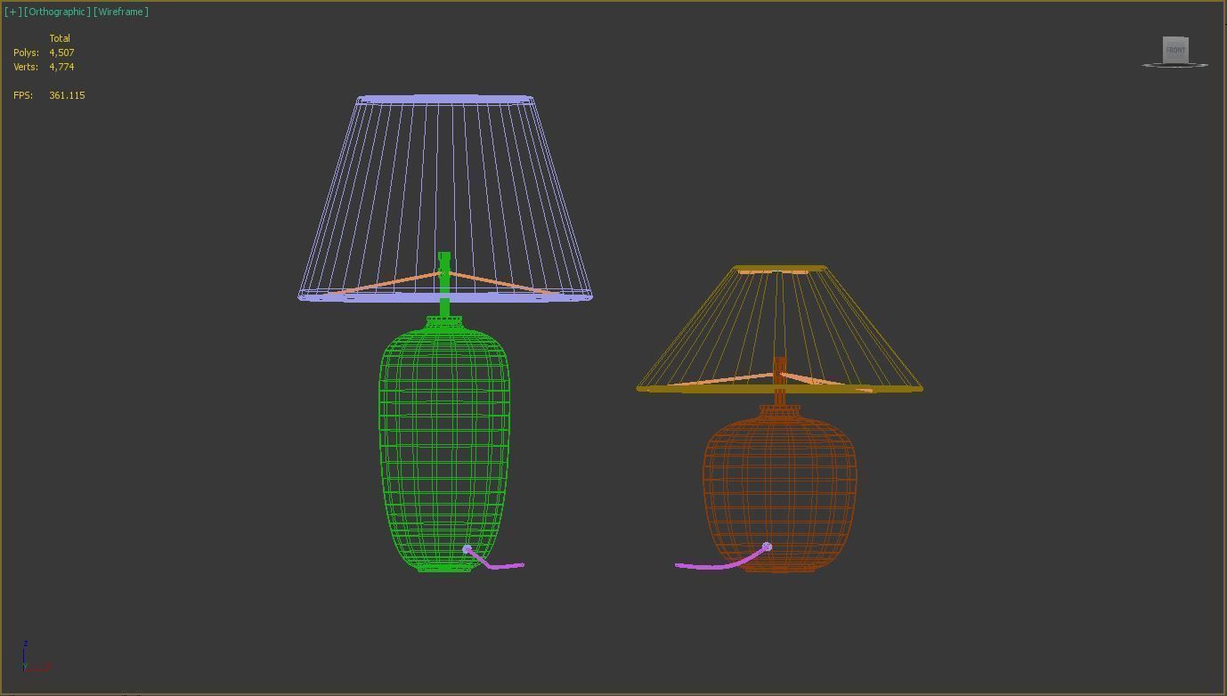 Torso Table Lamp 37  57  By MENU Low-poly 3D model_9