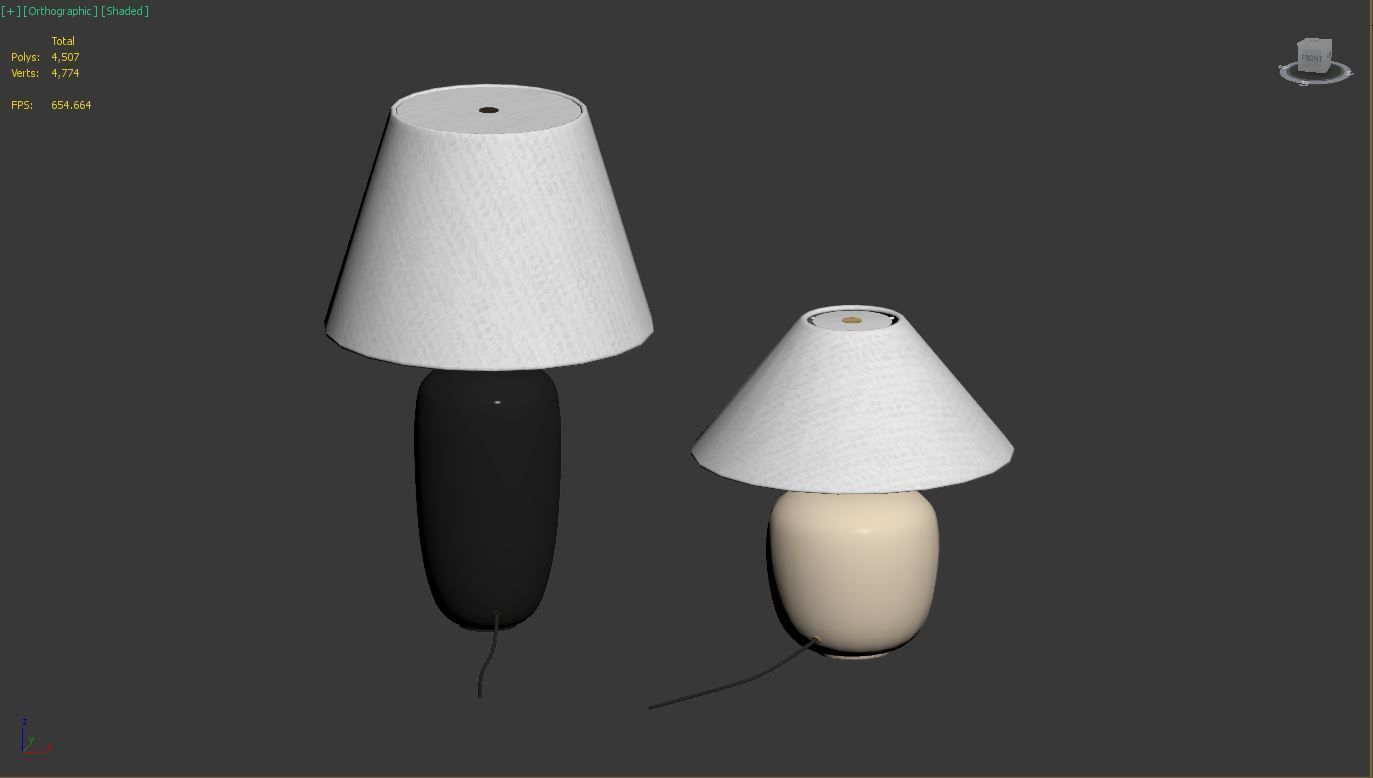 Torso Table Lamp 37  57  By MENU Low-poly 3D model_5