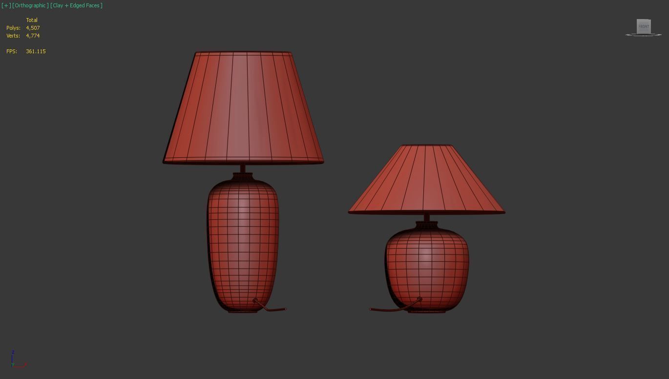 Torso Table Lamp 37  57  By MENU Low-poly 3D model_7
