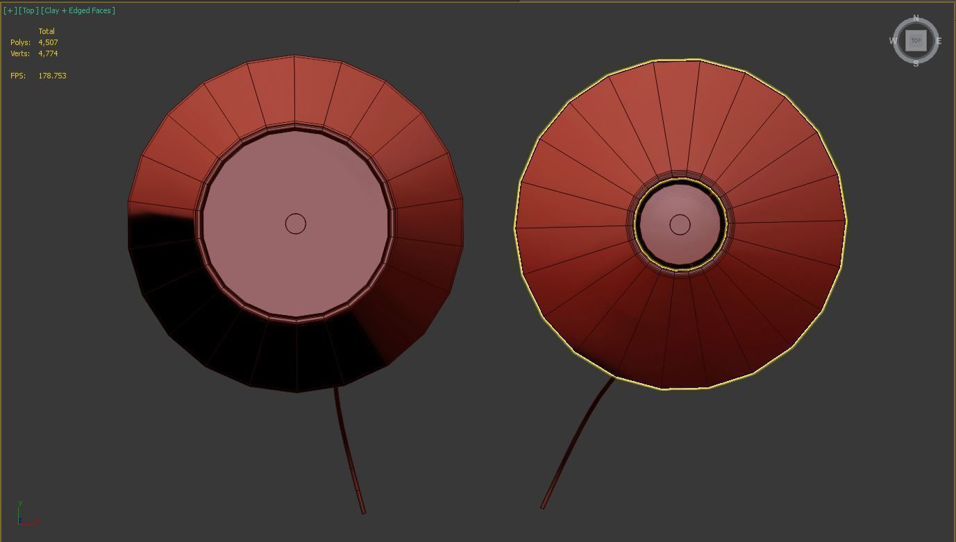 Torso Table Lamp 37  57  By MENU Low-poly 3D model_8