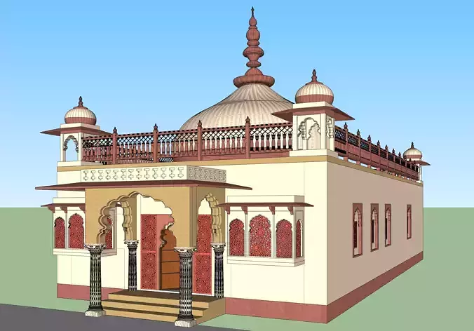 Rajasthan Vernacular Design  3D model