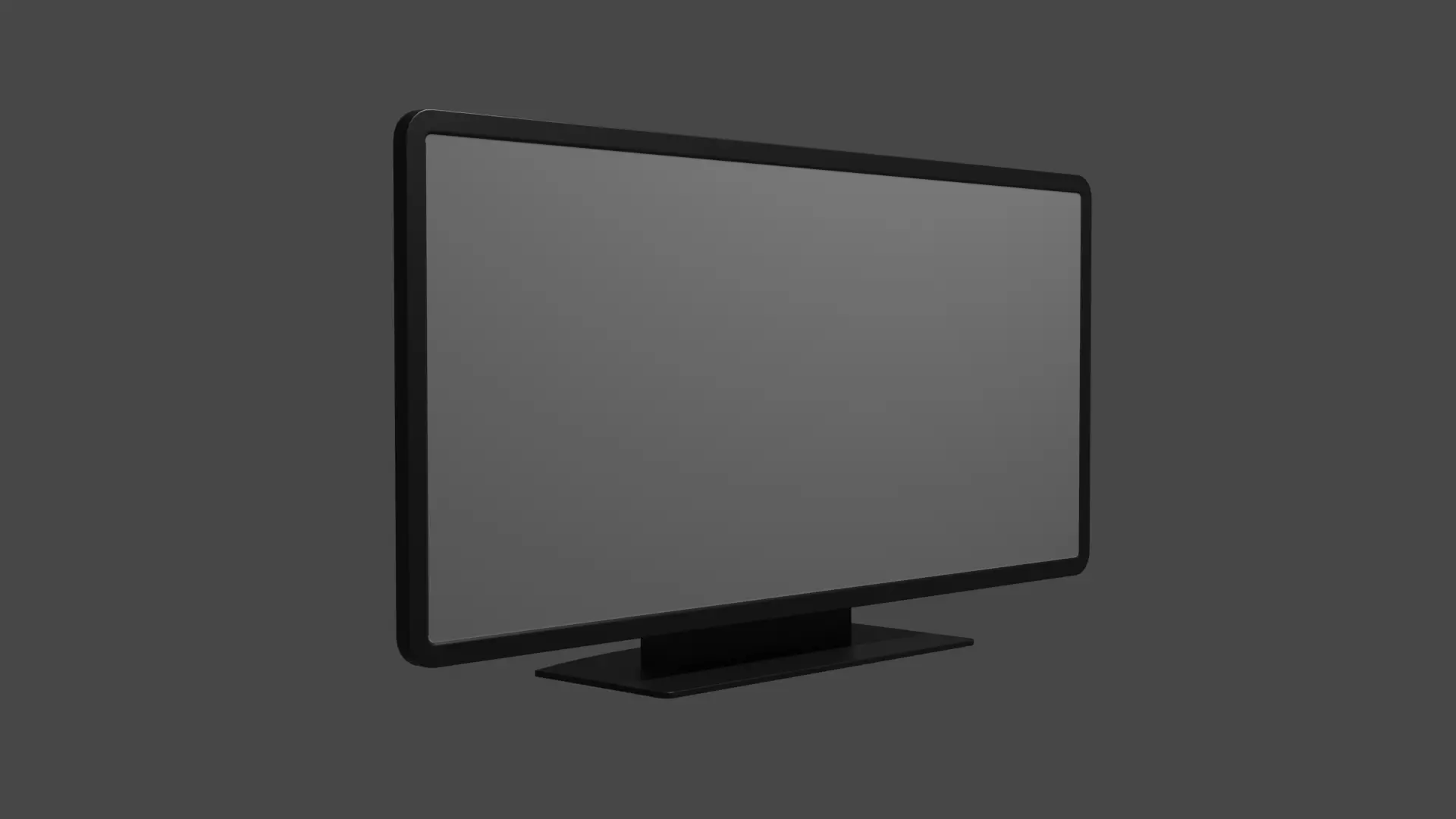 Wide computer monitor Free 3D model