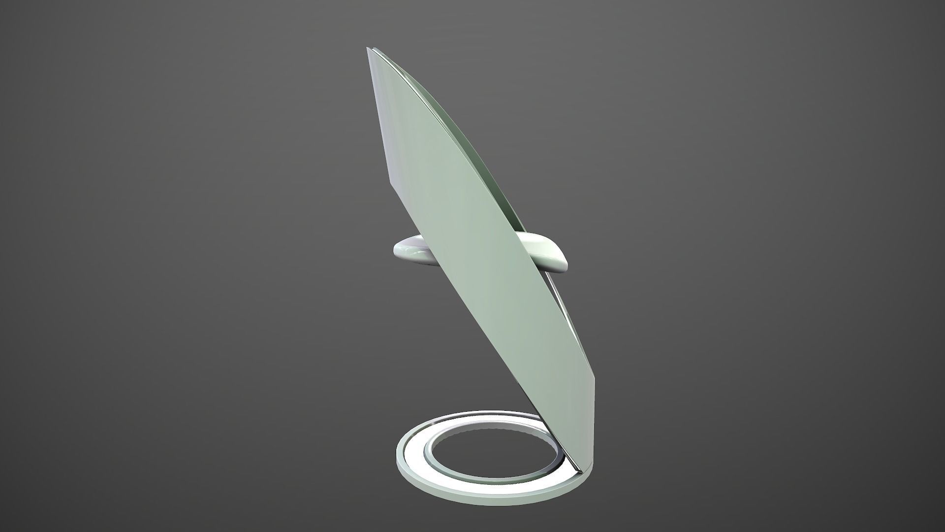 Futuristic Chair Low-poly 3D model_6