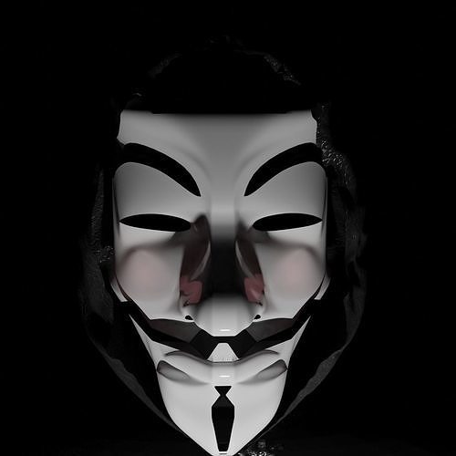 haker mask  3D model