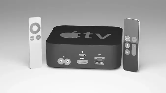 Apple TV 3D model