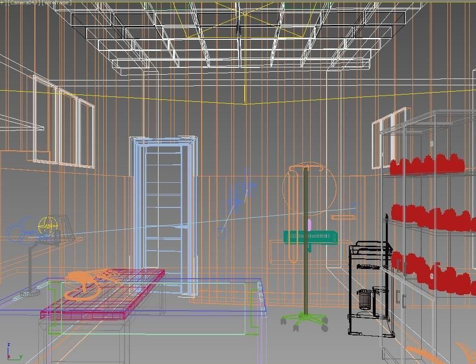 Nursing room 3D model 3D model_11