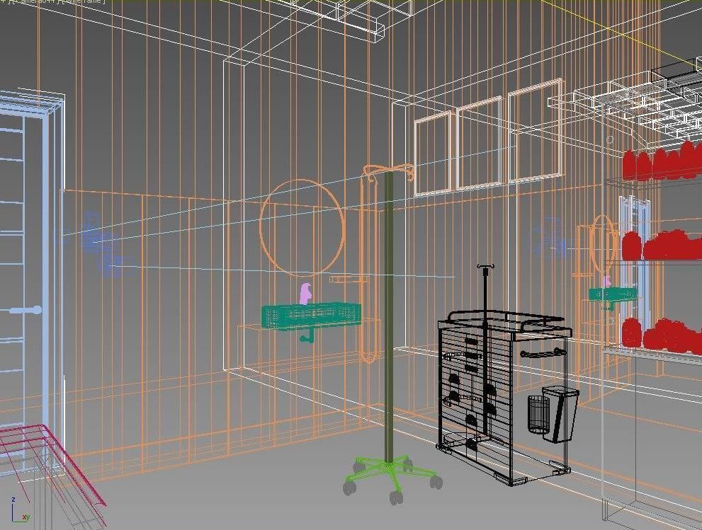 Nursing room 3D model 3D model_10