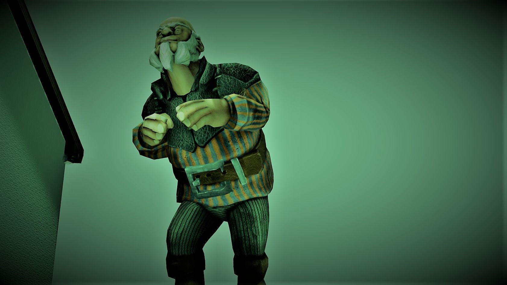 HORROR HOUSE Low-poly 3D model_3