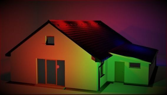 HORROR HOUSE Low-poly 3D model_5