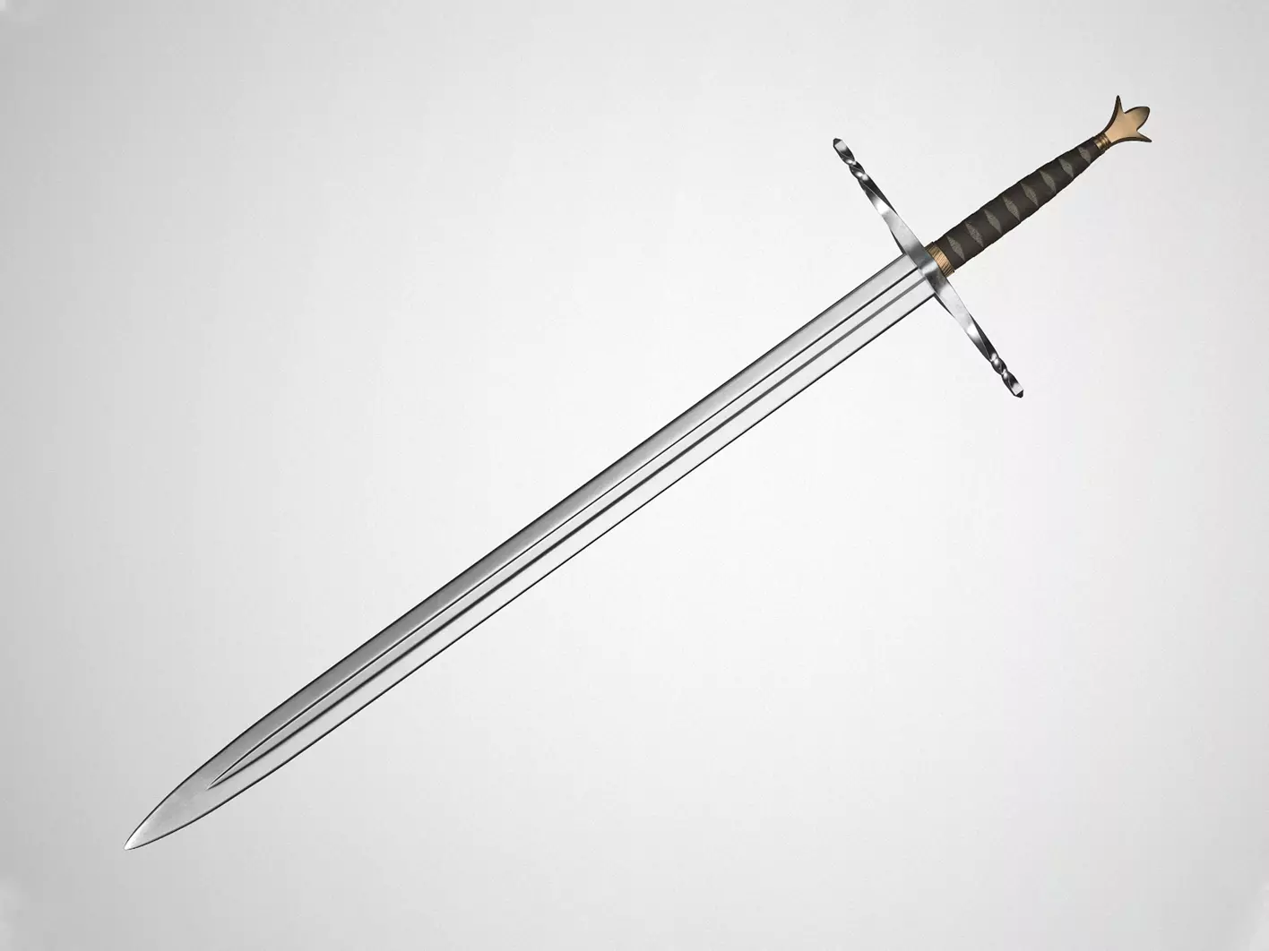 Sword 2 3D model_0