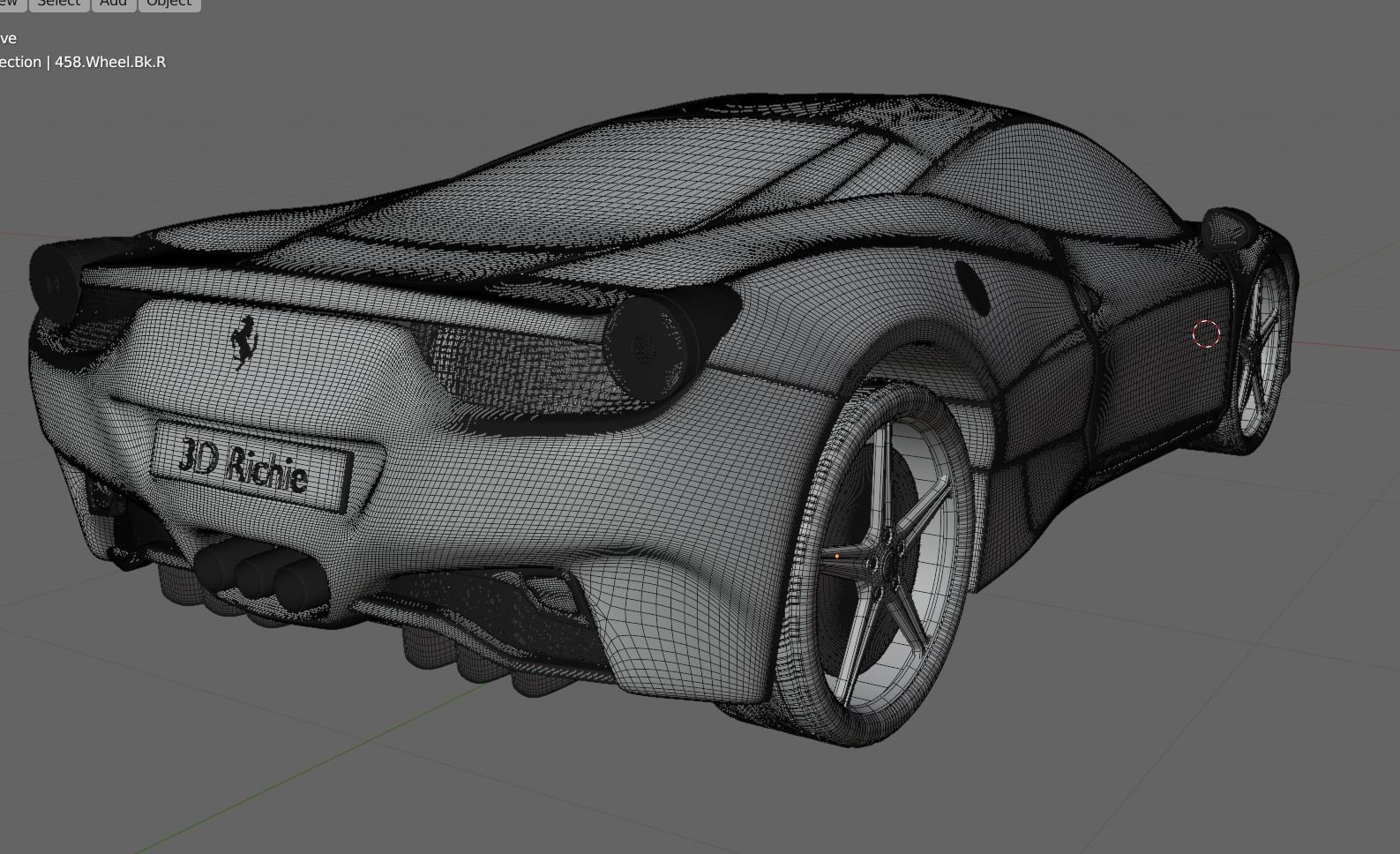 Ferrari 458 Italia 3D model_3