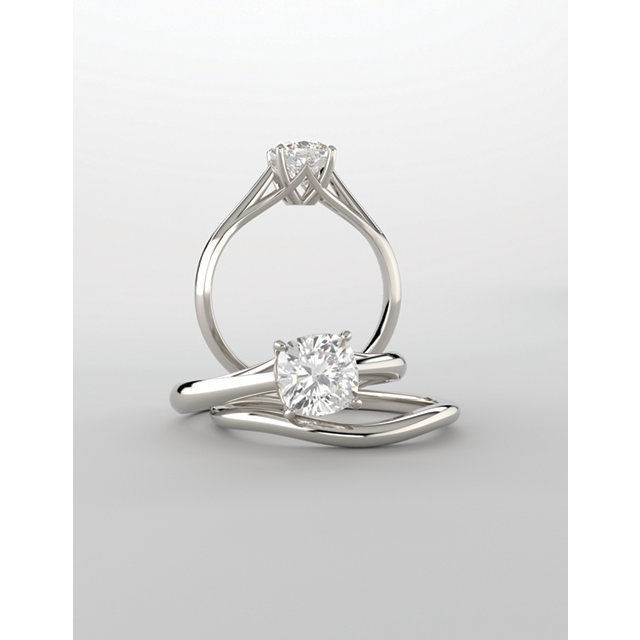  17 - dimaond ring 3D print model_1