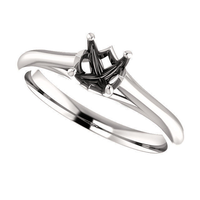  17 - dimaond ring 3D print model_9