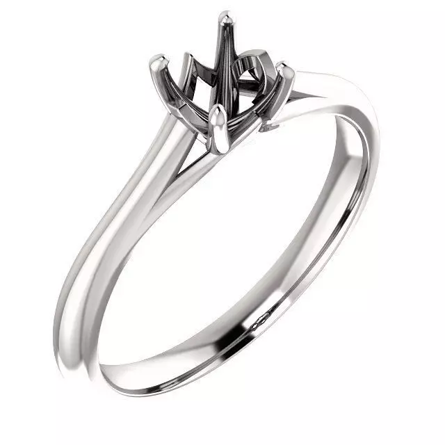  17 - dimaond ring 3D print model_0