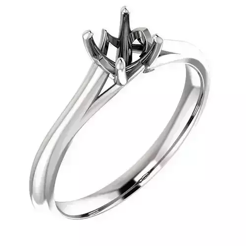  17 - dimaond ring 3D print model