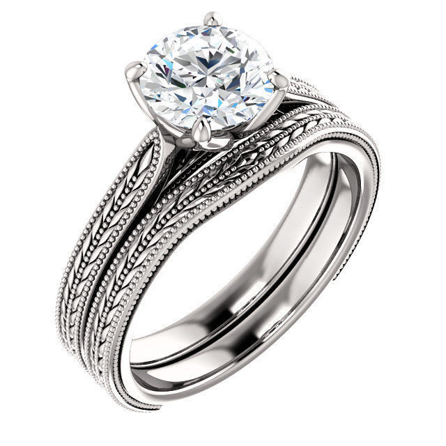 03 -diamond ring 3D print model_9