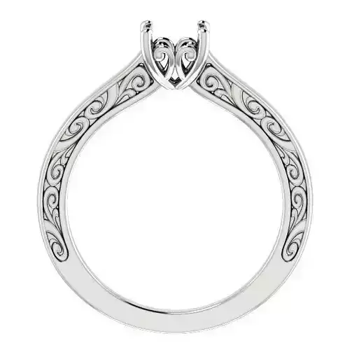 04 diamond ring 3D print model