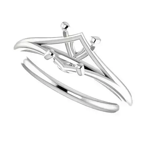 08 - dimaond ring 3D print model
