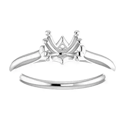 09 - diamond ring 3D print model