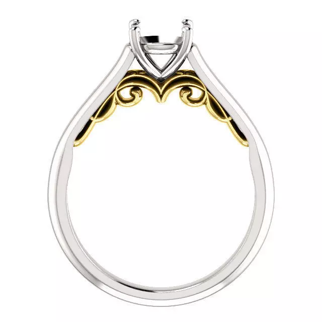 11 - diamond ring 3D print model_0