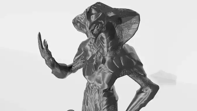 Snake Woman Viper 3D print model