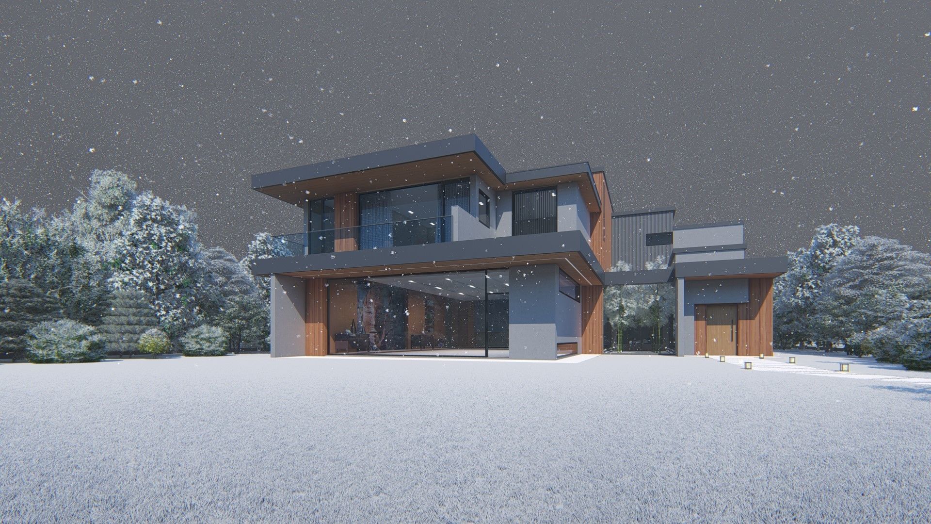 Luxury House 3D model_37