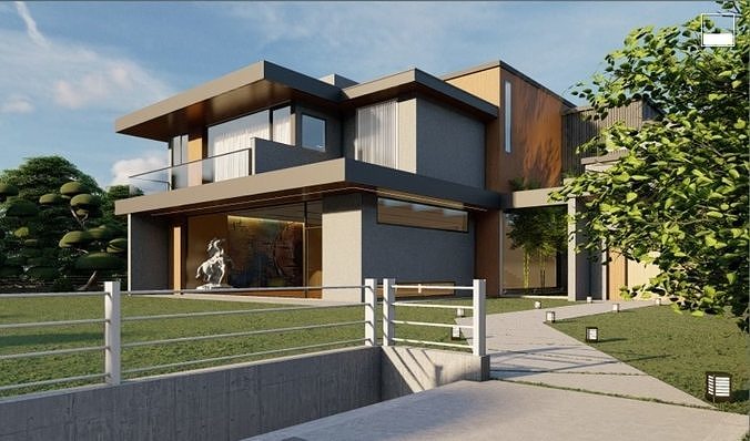 Luxury House 3D model 3
