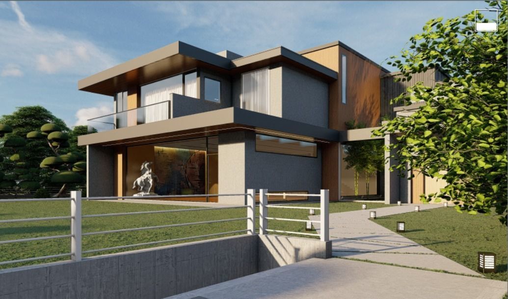Luxury House 3D model_2