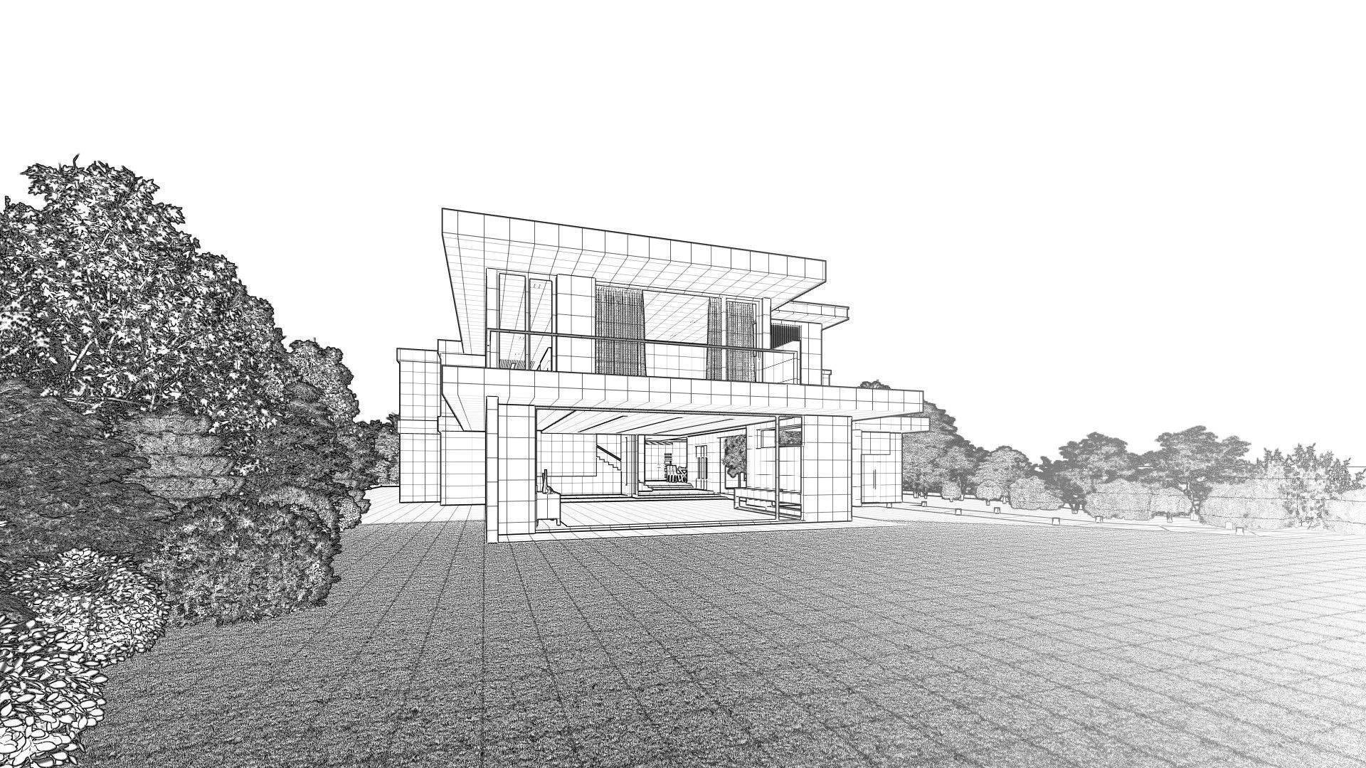 Luxury House 3D model_43