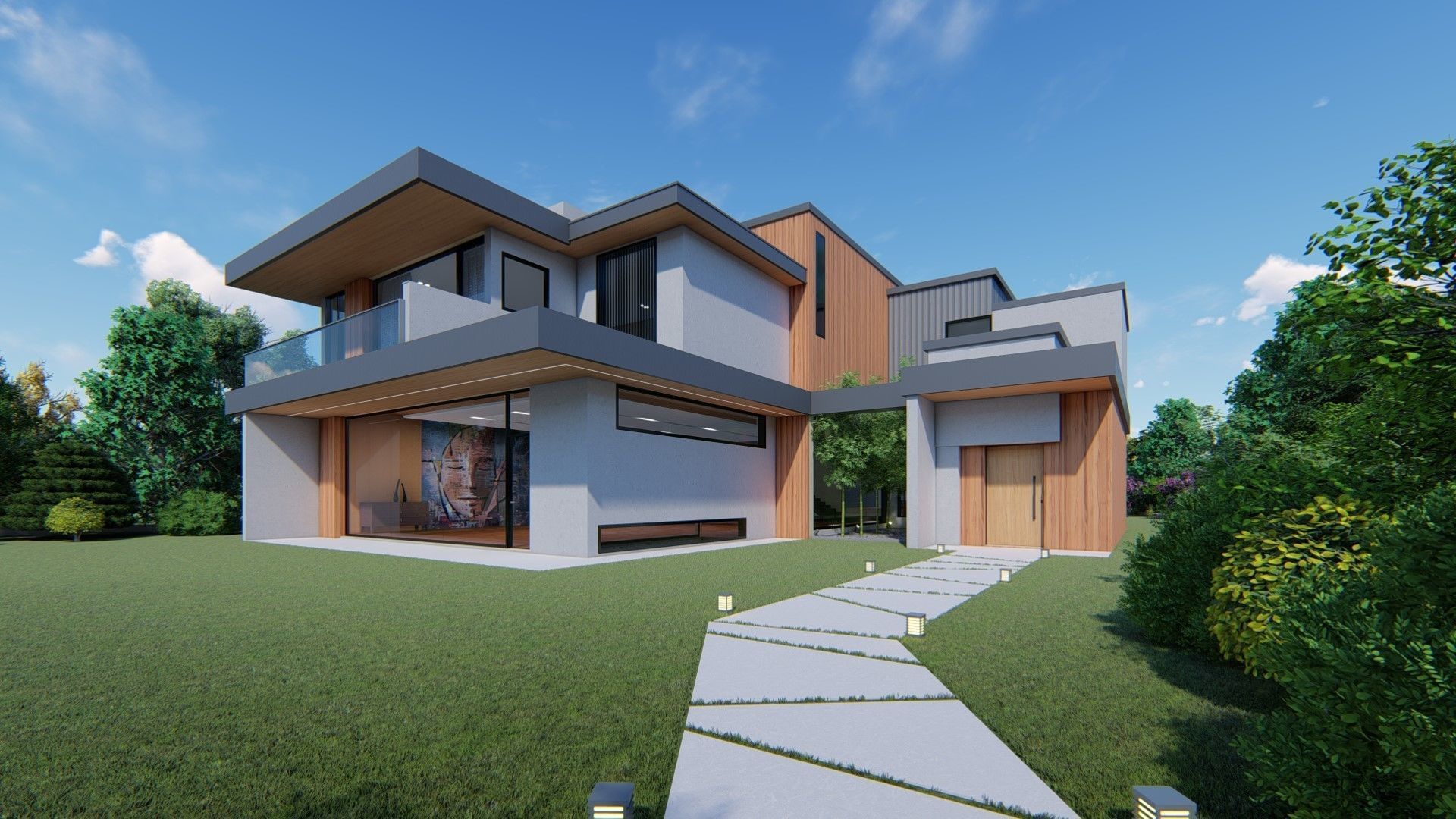 Luxury House 3D model_7