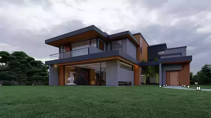 Luxury House 3D model