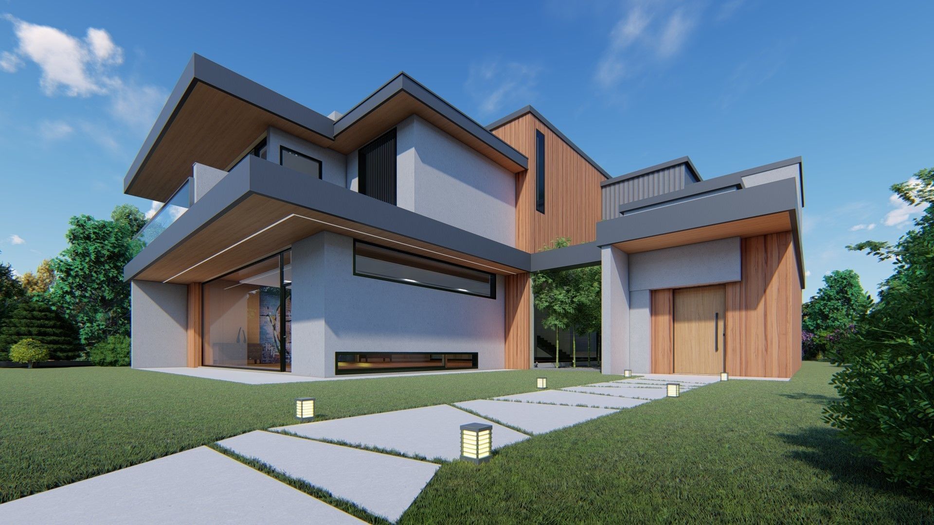 Luxury House 3D model_9