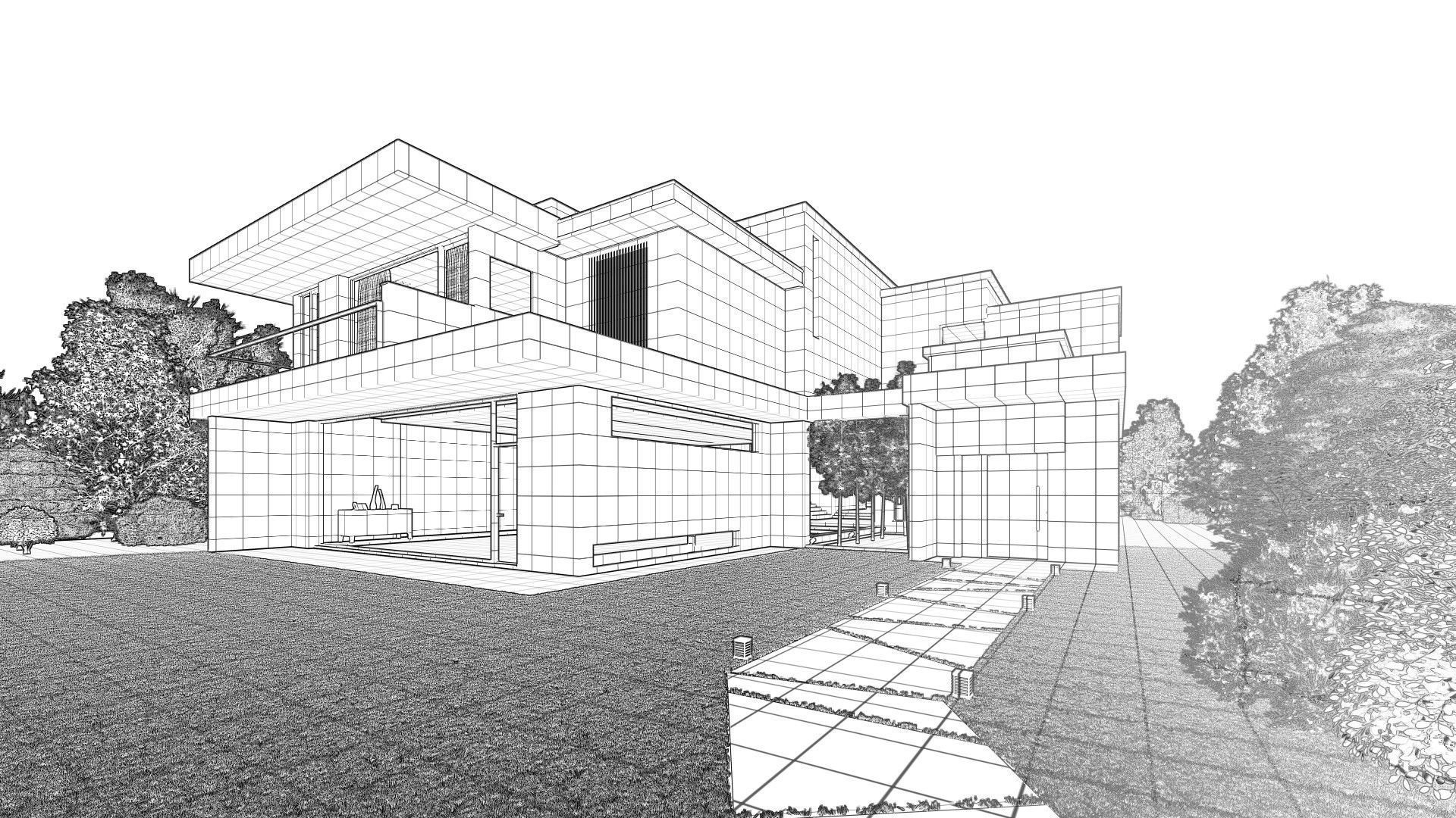 Luxury House 3D model_42