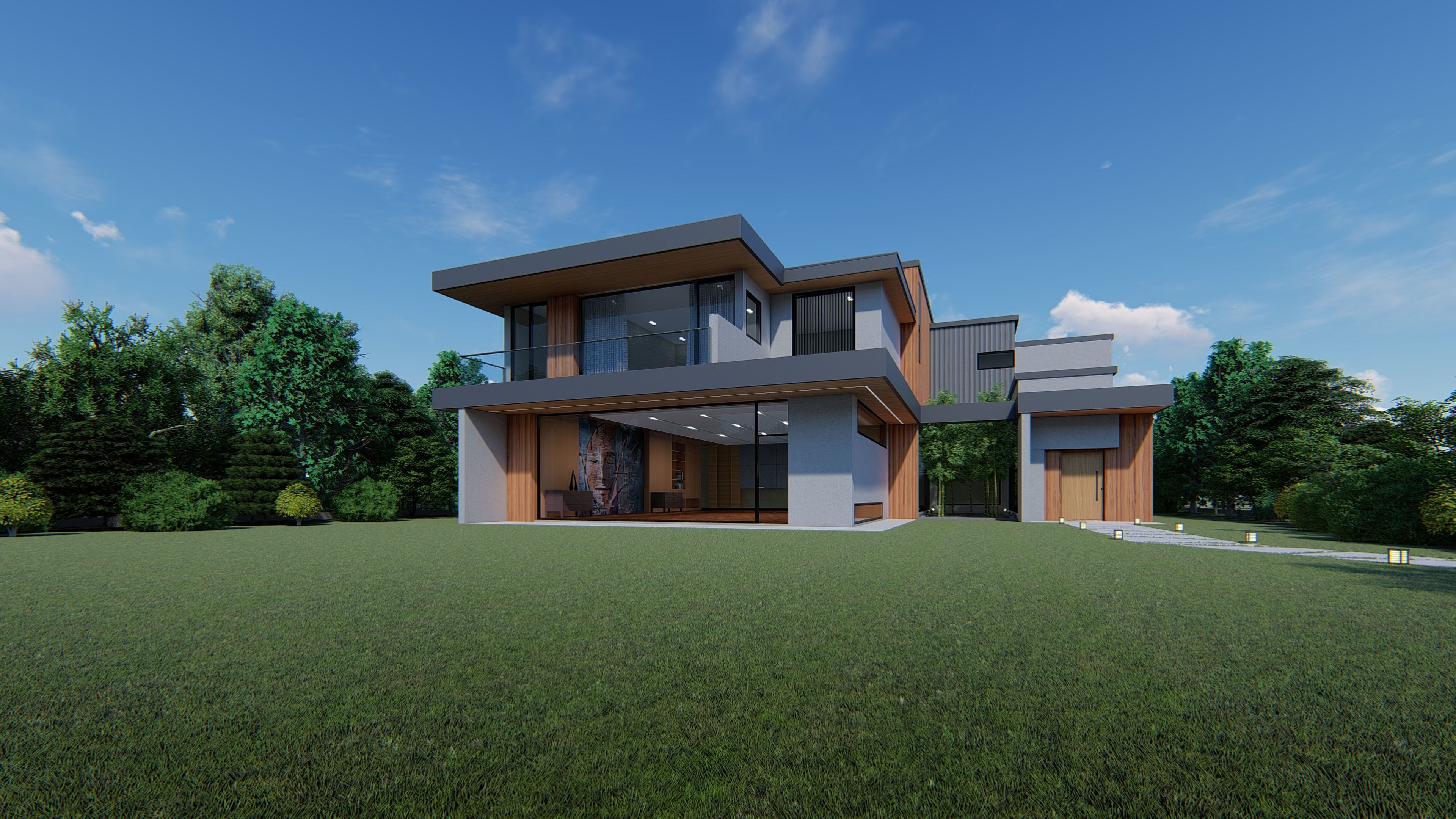 Luxury House 3D model_8