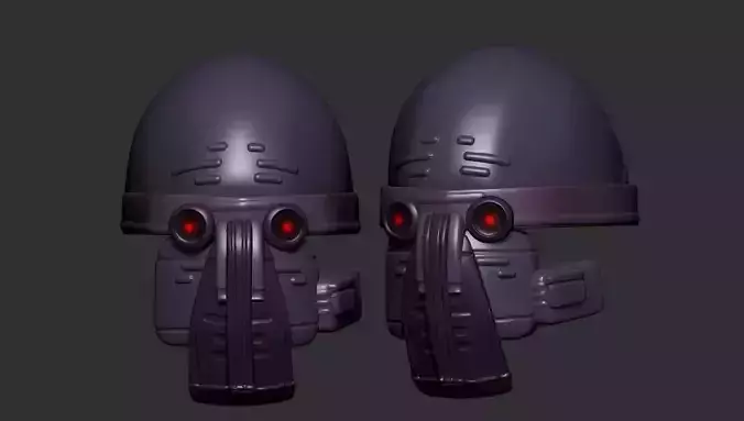 helmet high poly sculpt 3d printable 