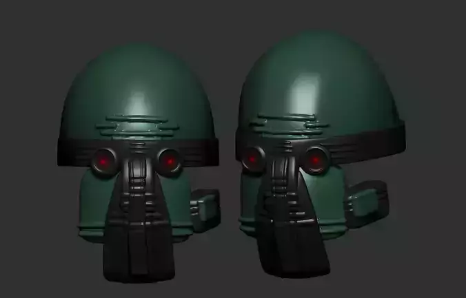 helmet high poly sculpt 3d printable 