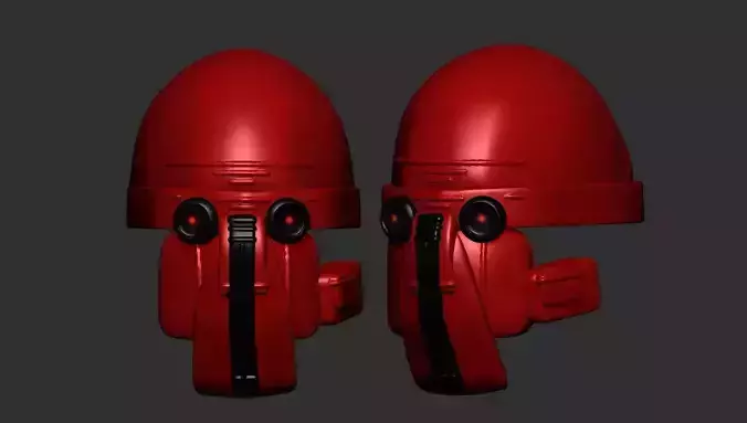 helmet high poly sculpt 3d printable 