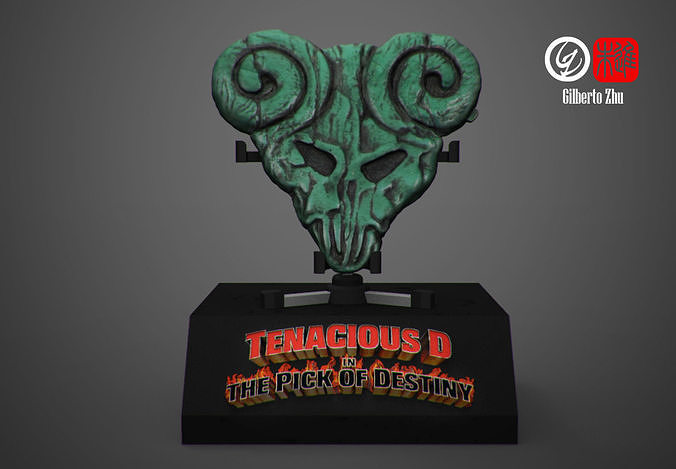 Tenacious D- The Pick of Destiny - With bases and stands 3D print model