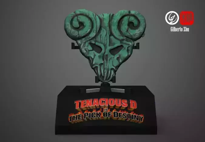 Tenacious D- The Pick of Destiny - With bases and stands 3D print model