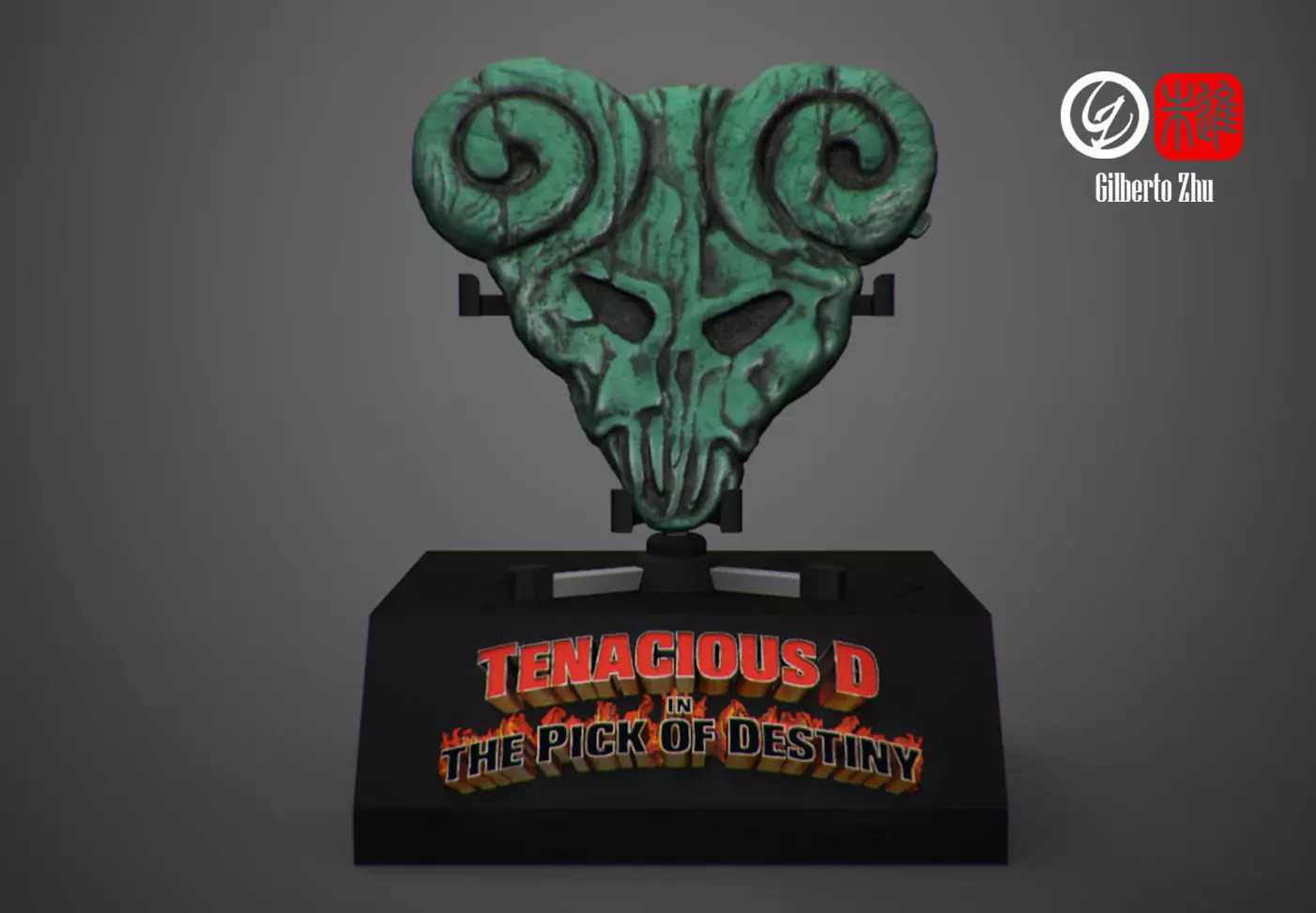 Tenacious D- The Pick of Destiny - With bases and stands 3D print model_0