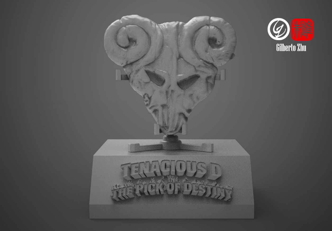 Tenacious D- The Pick of Destiny - With bases and stands 3D print model_7