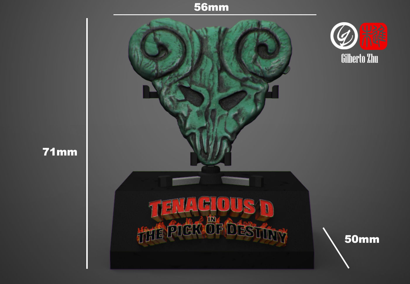 Tenacious D- The Pick of Destiny - With bases and stands 3D print model_8